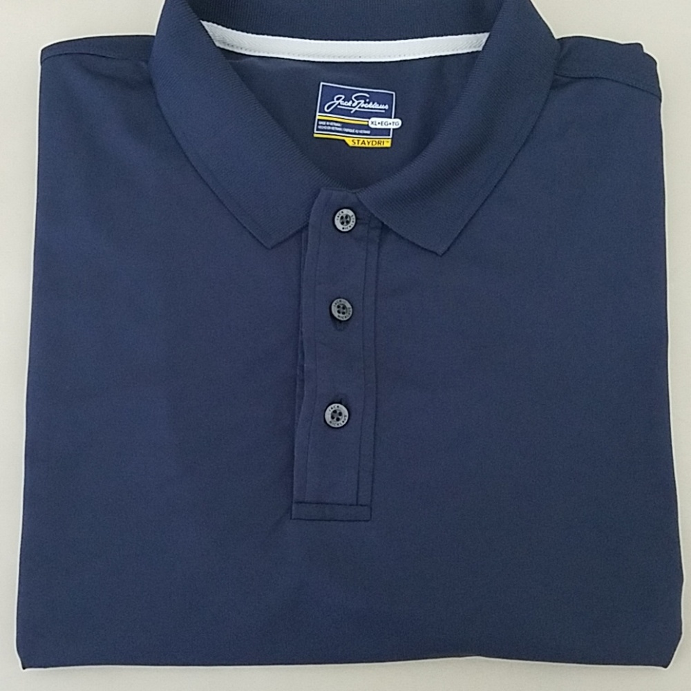 JACK SPICKLAUS MEN'S DARK BLUE GOLF POLO SHIRT Sz XL